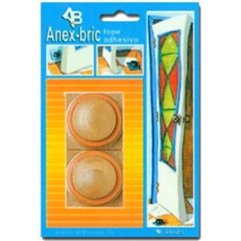 FPLUS baja tope seta 8172 marron  en blister de 2 und finstock