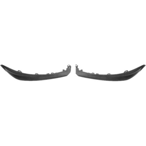 Una coppia di profili decorativi inferiori per il paraurti anteriore, compatibili con i modelli Camry SE e XSE dal 2018 al 2020, codici 53124-06120 e 53123-06040. (1/3)