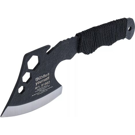 Bgs Technic – Mini-hachette multifonctions Stubby – Lame en acier robuste – Longueur 235 mm – Poids léger 340 g – Décapsuleur intégré