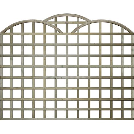 6ft x 4ft Triple Dome Standard Trellis Panel
