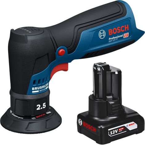 Bosch Professional 06019L2100 GEX 12V-77 Ponceuse excentrique sans fil 12 V - sans batterie - sans chargeur (1/5)