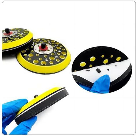Plateau Ponceuse 150mm - 1 Pièce - PU Rigide - 52 Trous Anti-Poussière - Pour Mirka CEROS DEROS - Fi UMD DESSIN ANIME - UMD ANIMATI (1/5)