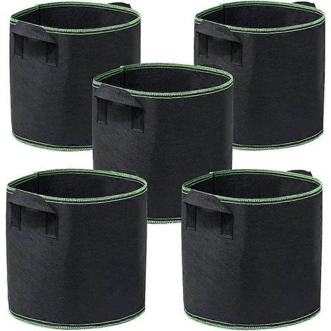 Filiyano – Sac de culture pour plantes - Pot de culture - 10 gallons - Sac à plantes - Durable - Réutilisable - Panier à plantes - Fleurs - 40 x 30 cm (1/4)