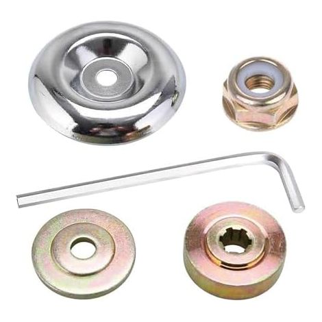 5 Pièces Kit de Fixation D'écrou Lame en Métal Universelle Accessoires pour Adaptateur Tondeuse à Gazon Machine D'irrigation - (1/5)