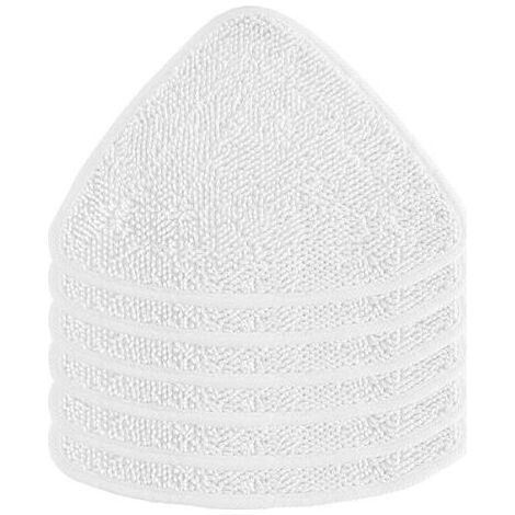 Lot de 6 lingettes microfibres lavables - chiffons de rechange pour balai vapeur, outil de nettoyage de plancher en tissu de remplacement pour Vileda OCedar,Chiffon de rechange Vileda OCedar,pour chif (1/5)
