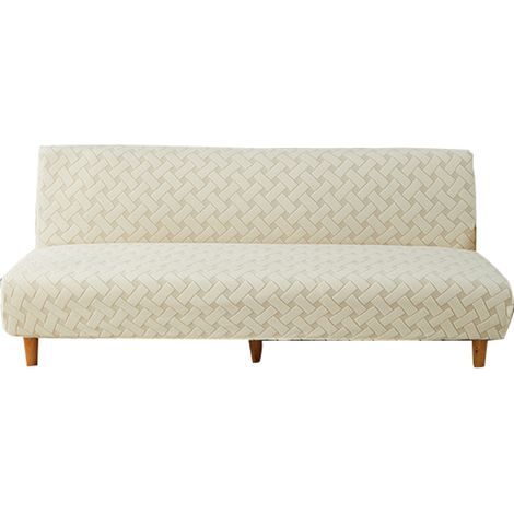 Telo protettivo per divano a dondolo senza braccioli, in tessuto jacquard elasticizzato, impermeabile, protezione completa, per soggiorno. (1/5)