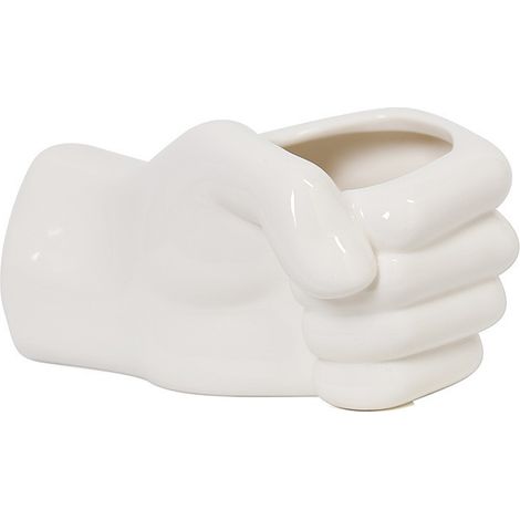 Vase Céramique Short Hand Déco Maison Créative - Vase pour Fleurs Séchées Arrangement Main Décoration (Lot de 2) (1/5)