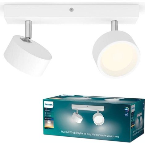 Philips - Spotleuchte, 2-flammig, 2700 K, 11 W, weiß 929003298701