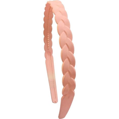 bandeaux Pour Cheveux De Femmes Roses Avec Dents En Forme De Tresse Givre La Mode Simple (1/5)