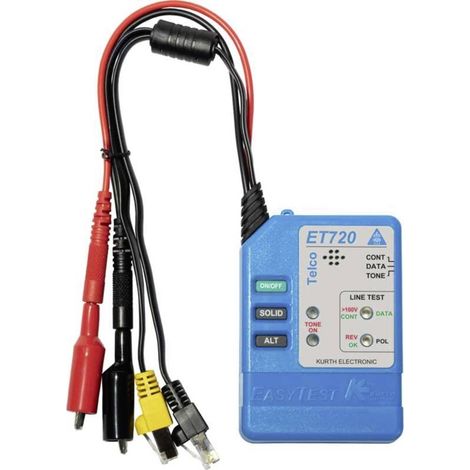 Kurth Electronic Easytest 720 Cerca cavi Passaggio, Identificazione, Tracciabilità linea, Interruzione