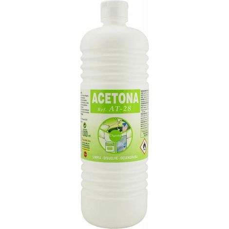 FPLUS disopolsa finstock acetona 1l botella plastico  ddace121p