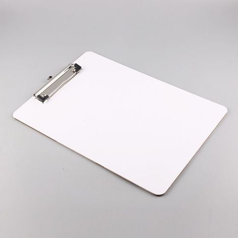 AGE Clip de tableau de fichiers A4 pince plate écriture forte presse-papiers plat tableau blanc pince de conférence planche à dessin écriture à double usage (1/3)