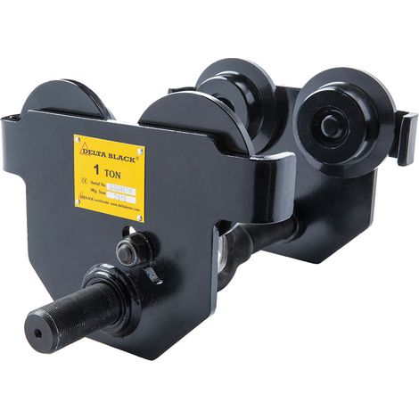 Delta Handfahrwerk Schwarz Tragkraft 1,0t