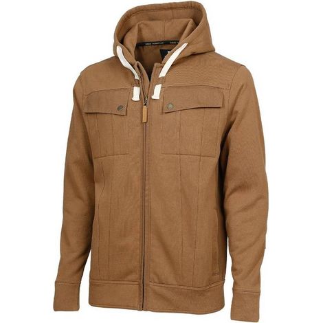 Gilet de Travail à Capuche Spitz - Taille XL - Camel - Résistant et Confortable - D-Work