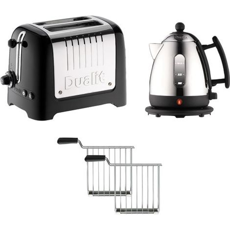 Pack grille-pain 2 fentes et cage + bouilloire - Dualit - 10138 (1/3)