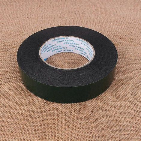 Rouleau de mousse adhésive double face PE ultra-résistante et imperméable de 10 m pour voitures