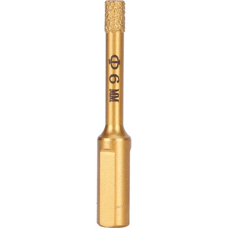 Foret Diamant pour Porcelaine, Céramique, Marbre, Granit et Verre - 6mm