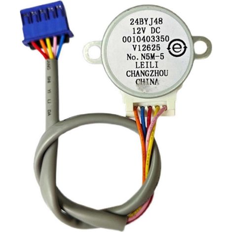 Moteur de balayage à pale pendulaire 12 V CC 24BYJ48 pour climatiseur Haier Leader (pièces détachées). (1/5)