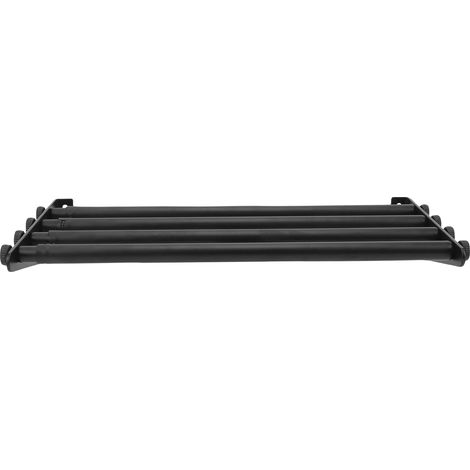 Porte-serviettes extensible mural multifonction en acier au carbone pour rangement salle de bain cuisine maison (1/5)