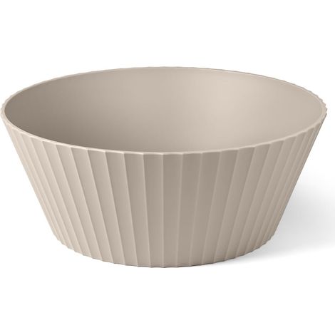 Bol XL Moka Grey Ø 30 cm - Saladier Famille XXL - Fabriqué en Italie (1/5)