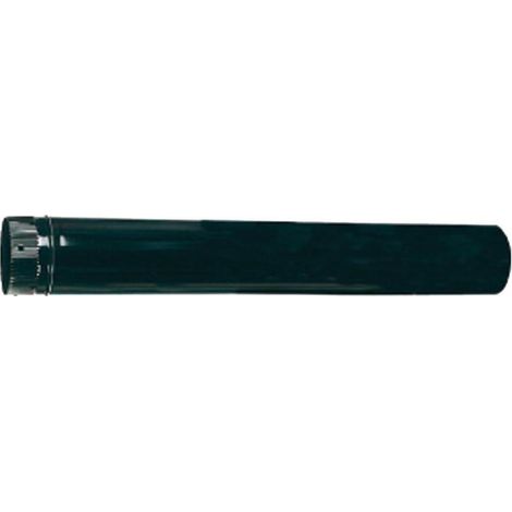 estufa tubo vitrificado negro 850º de 1 metro de 125 tv125 (05)