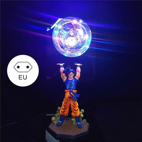 Lampe de bureau Dragon Ball Goku Bombes de Force : Lampe décorative LED pour enfants avec fonction veilleuse