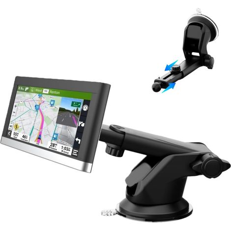 17.2mm Support à Ventouse à Rotule de Remplacement Magnétique pour Téléphone de Voiture, Pare-Brise Carplay GPS Tableau de Bord (1/5)