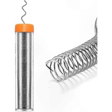 Fil à souder sans plomb à âme de colophane de 0,8 mm, adapté à l'électrotechnique, orange. (1/5)