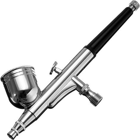 Kit aérographe à gravité double action pour tatouage, manucure, modélisme, nail art (0,3 mm, 7 cc). (1/5)