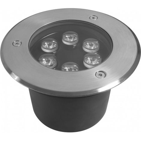 Blanc Froid - Spot Encastrable de sol LED - 6X1W - Bridgelux - 220V (1/2)