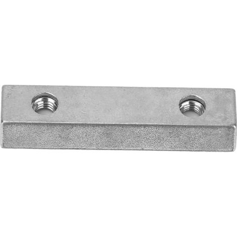 Écrou en alliage de zinc à double fente pour fixation de plaque de base et de renfort - Z043M (1/5)