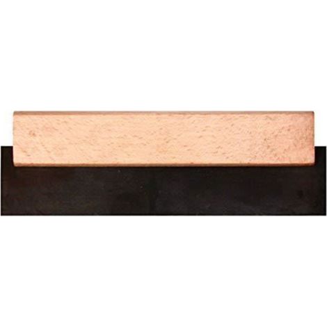 Épandeur À Enduire - Caoutchouc Et Manche En Bois - Longueur 200 Mm - 1 Pièce (1/2)