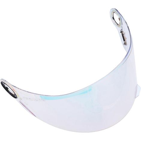 Visière de casque de moto 2024, protection UV, réglable, lentille faciale pour casque de moto FF358 FF396, bleu transparent (1/5)