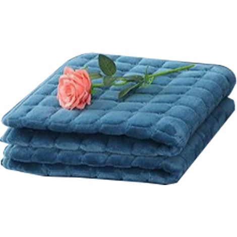 1 Ensemble Housse Canapé Tissu Simple Simili Cuir Coussin Flanelle Antidérapant Salon (1/5)