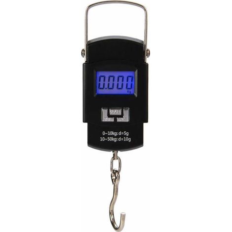Ecleanfy - Balance de voyage numérique,Pèse Bagage 50kg Balance de Peche Numérique Portable Peson ,Conversion multi-unités portable et (1/5)
