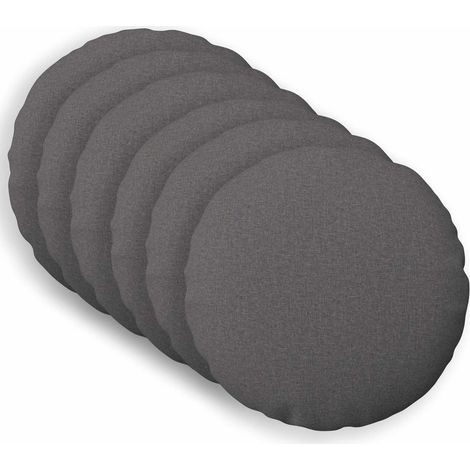 vidaXL Cushion Cover 6 pcs HEERLEN Light Grey 脴 50 cm Fabric (1/5)