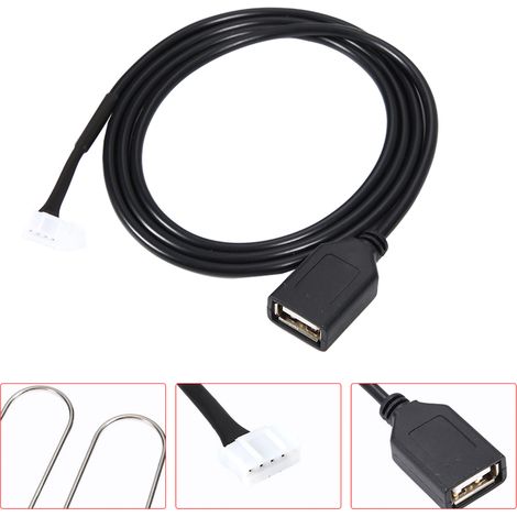 Câble adaptateur USB pour interface autoradio avec outils de démontage pour Peugeot 307 Citroën C2 C3 (1/5)