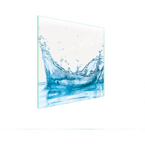 GLASSCHUTZPLATTE FÜR HERD 50x52 WASSER (1/5)