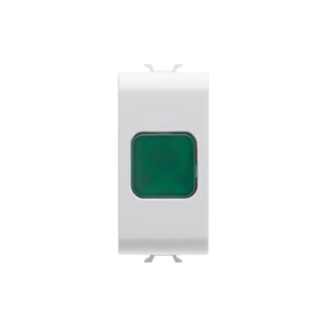 VOYANT DE SIGN. VERT 1M BLANC AB GEWISS GW10622AB (1/4)