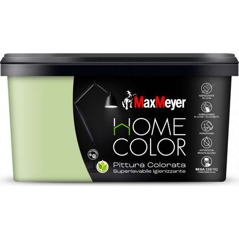 MaxMeyer Idropittura Superlavabile Avocado 2,5L Finitura Opaca (1/4)