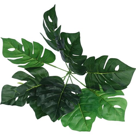 Künstliche Monstera – DIY-Kunstpflanze mit Monstera-Blättern für Garten und Außenwanddekoration (1/5)