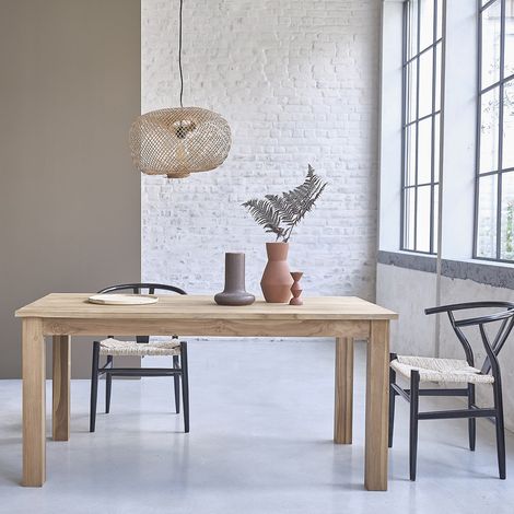 Table en bois teck massif 8 pers. (1/5)