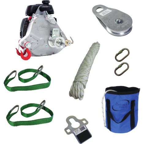Kit completo: argano di trazione e accessori - POW-PCW5911