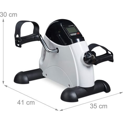 Cyclette per braccia e gambe, pedaliera per casa e ufficio, anziani, unisex per adulti, 1 unità, bianca (1/5)