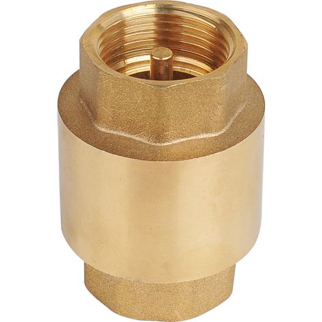 Clapet Anti-Retour - Laiton Massif - 1 Pouces - Filetage Mâle BSP - Température -20 À +100 °C - Pression Max 25 Bar - Pour Canalisations Filetées (1/5)