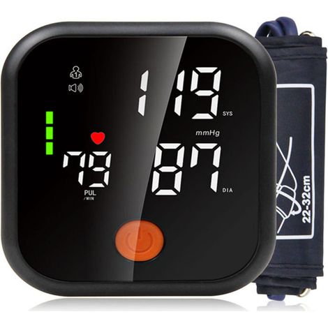Elektronisches Blutdruckmessgerät ZK-B882 für den Oberarm mit Blutdruckmessfunktion. Ausgestattet mit eingebautem Akku und großem LED-Display. 99