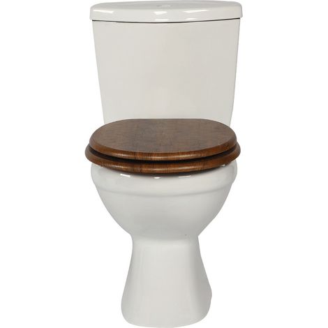 HomSeat-Toilettensitz mit Absenkautomatik, MDF-Kern und Absenkscharnieren