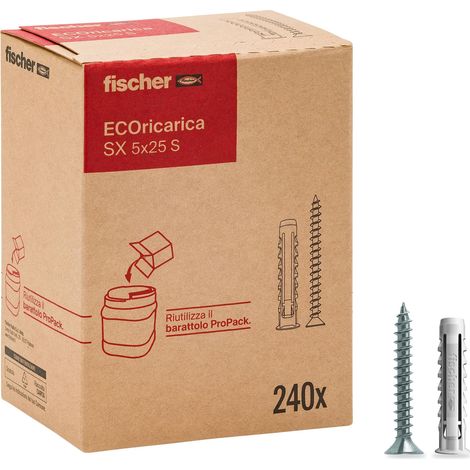 Fischer Ecoricarica 240 Tasselli SX 5x25 S con Vite (1/5)
