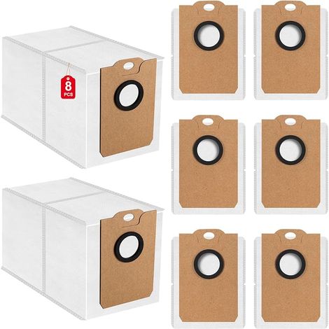8 Pièces Sac à Poussière pour Conga 2299,Conga 2499,Conga 8290,Conga 7490 (non compatible avec le modèle 7490 Ultimate Home Genesis) Aspirateur (1/5)