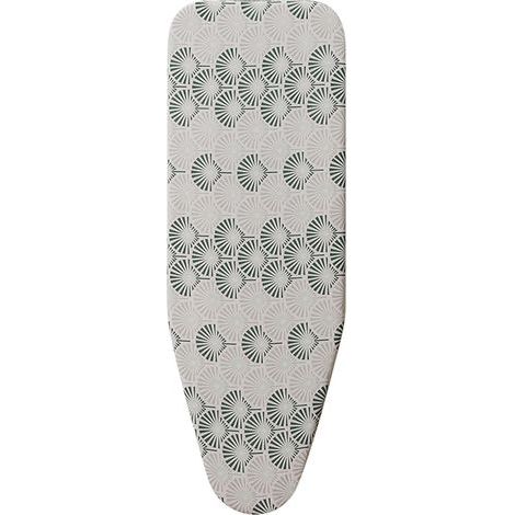 CCYKXA Ironing board cover - 100cm foldable ironing accessories - Heat-resistant silver cotton fabric - Cherry blossom pattern for travel, student dormitories, etc.